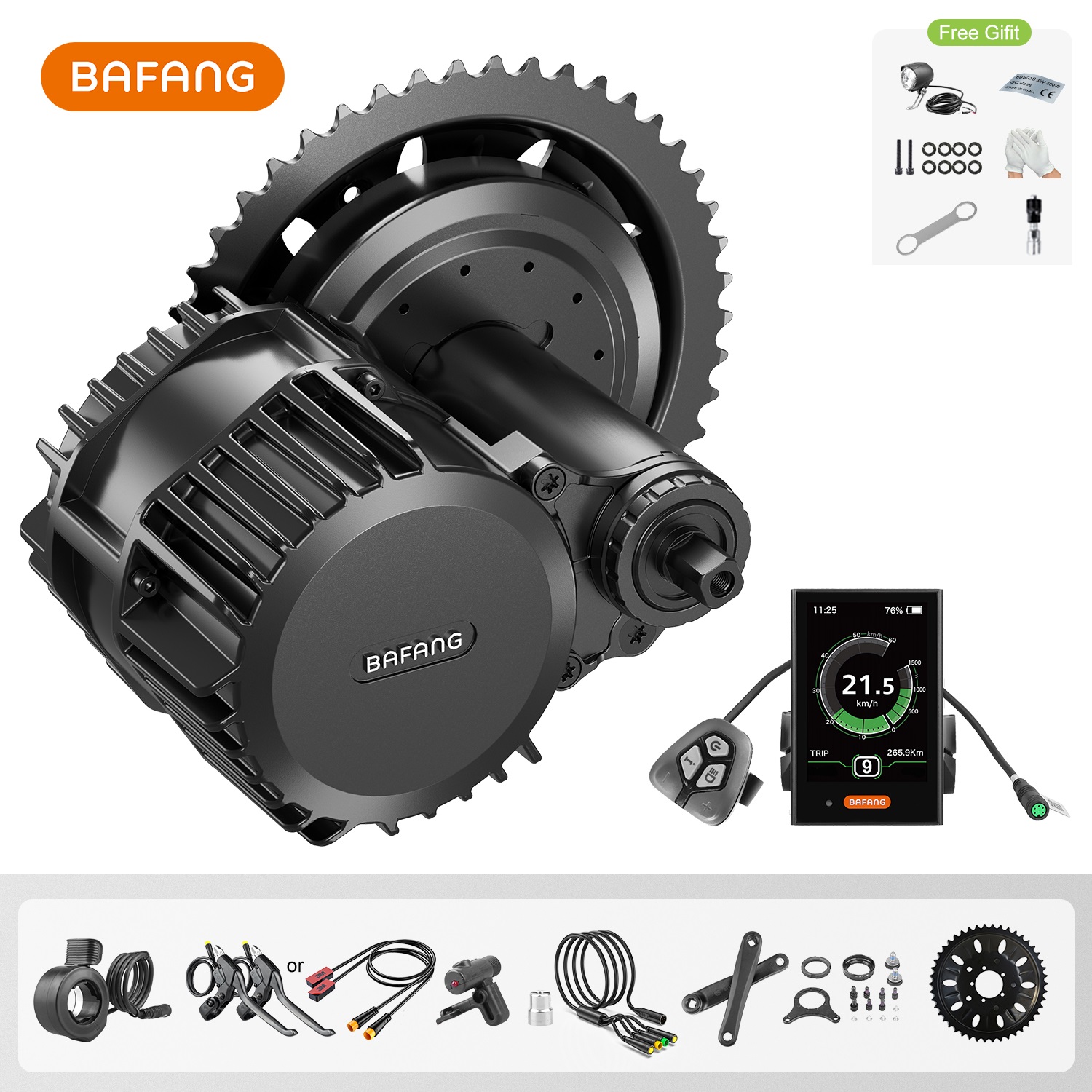 Bafang Bbshd 1000W Conversion Kit - Bafang UART 48V/52V 1000W Motor de