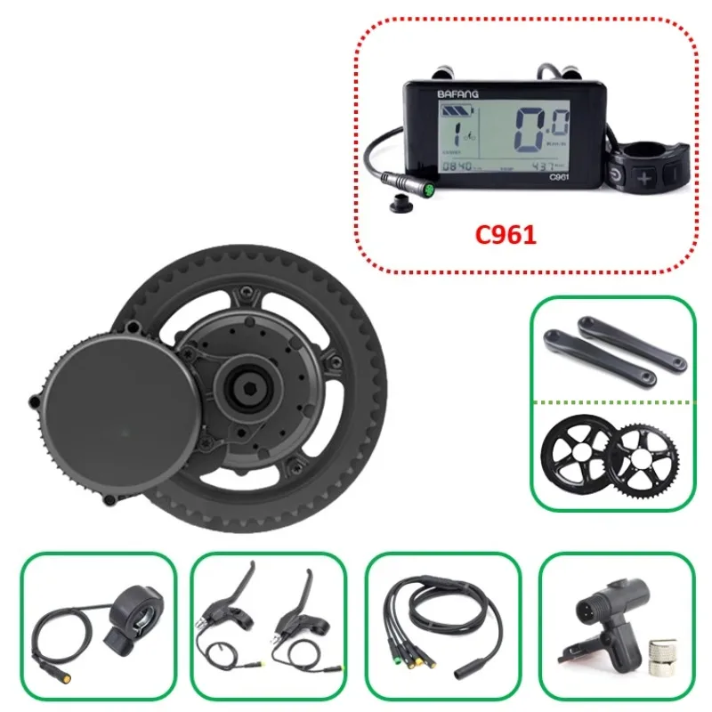 Kit de Motor Central G340 com  - Mid Drive Motor Kit 52V 1000W avaliação e preço