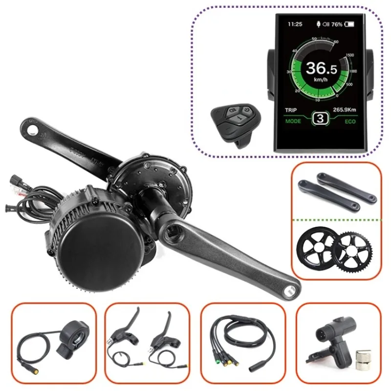 Kit de Motor Central G340 com  - Mid Drive Motor Kit 52V 1000W avaliação e preço