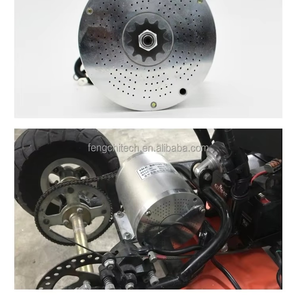 Motor elétrico DC sem escovas  - Ebike Conversion Kit 72V 3000W avaliação e preço