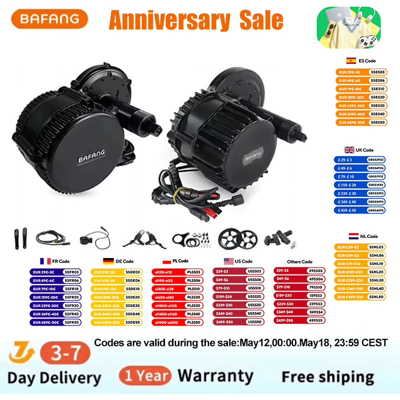 Bafang bbshd 1000w 52v 48v 68m - Bafang Bbshd 1000W Conversion Kit avaliação e preço